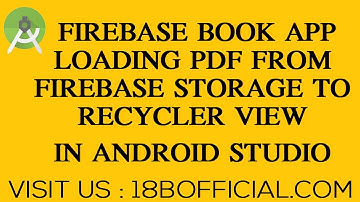 Firebase Book App | Load pdf from URL To Recyclerview And View It In  Pdf viewer #storyapp#bookapp