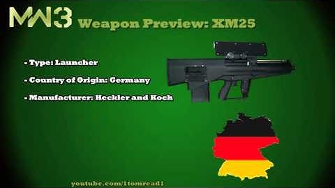 MW3 - Gun XM25 (MW3 Weapons previews )