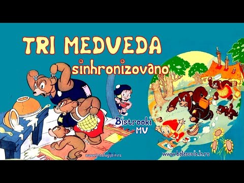 Crtani film – ZLATOKOSA I TRI MEDVEDA (Sinhronizovano)