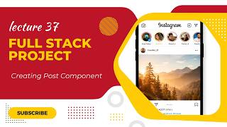 Instagram Clone Tutorial | Creating Post Component 🖼️ | React + Firebase | Lecture 37