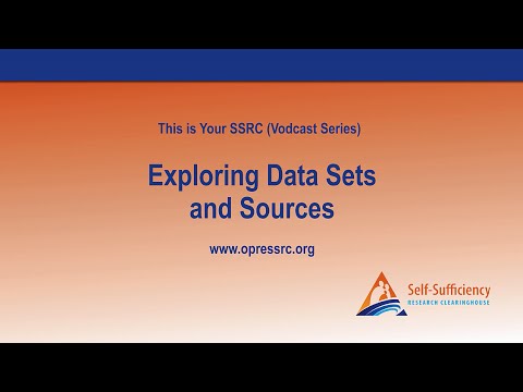 Exploring Data Sets and Sources