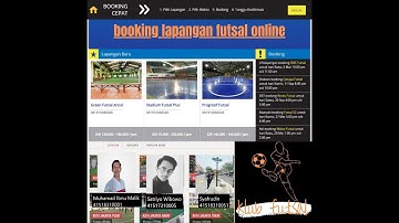 PHKM Teknik Informatika UMB - Aplikasi "Aplikasi Sewa Lapangan Futsal Berbasis Web"