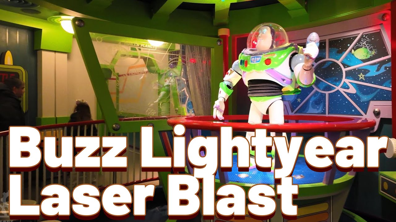 Paris Buzz Lightyear Laser Blast Full POV Ride and Queue [4K] | Disneyland Paris 2025
