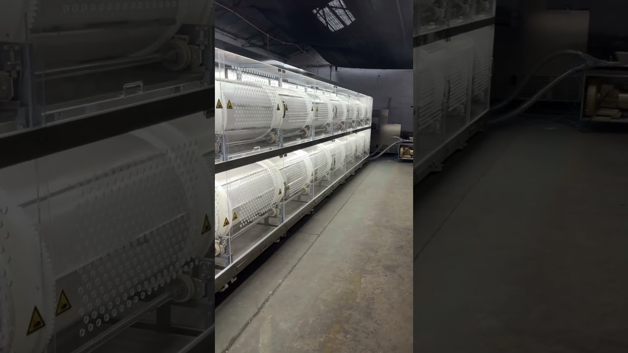 Double deck tumbler dryer special inner structure support for better vegetable softgel shape and dry