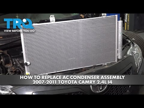 How to Replace AC Condenser 2007-2011 Toyota Camry 2.4L I4