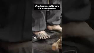 Why Japanese calligraphy ink is so expensive. #calligraphy #ink #Japan