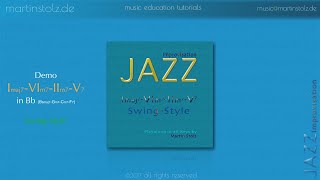 Imaj7-Vim7-Iim7-V7 Swing Play-Along In Bb Demo