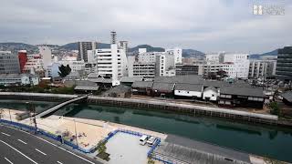長崎・出島表門橋完成