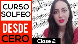 CÓMO LEER PARTITURAS DESDE CERO | CURSO DE SOLFEO PARA PRINCIPIANTES - Clase 2
