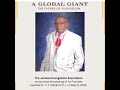 Memorial Service  for Apostle Dr.V.T. Williams 14.05.24  |