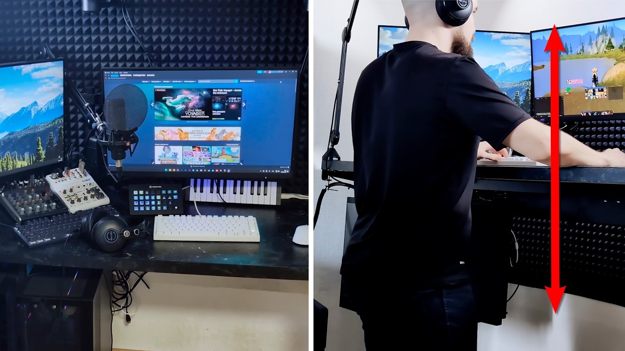 ПРОКАЧАЛ СВОЁ РАБОЧЕЕ МЕСТО | Стол с регулируемой высотой