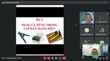 Dụng cụ dùng trong lắp đặt mạng điện (Công Nghệ 9)
