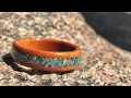 Making the Mars Inspired Sapele and Crushed Opal Ring