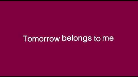 tomorrow belongs to me- joel grey (lyrics video)