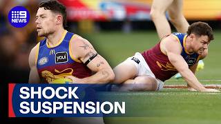 Lachie Neale faces suspension over gut punch as Brisbane secure Grand Final spot | 9 News Australia Lachie Neale faces suspension over gut punch as Brisbane secure Grand Final spot | 9 News Australia