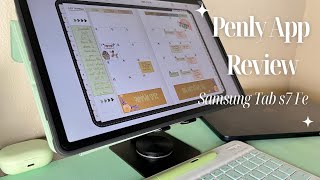 best digital planning app for samsung tablet - penly app walkthrough