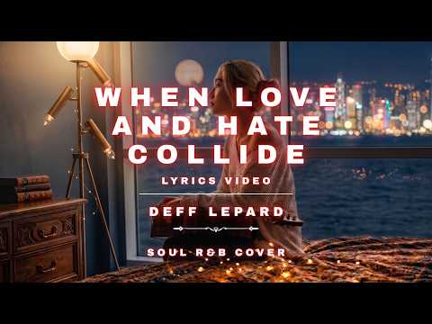 When Love and Hate Collide - Deff Lepard Lyrics Video (Soul R&B Cover)
