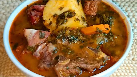 How to make Haitian Bouillon Beef Vegetable Soup