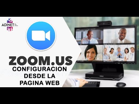 CONFIGURACION ZOOM DESDE LA PAGINA WEB