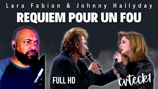 FIRST TIME REACTING TO | Lara Fabian & Johnny Hallyday  Requiem pour un fou (English subtitles)