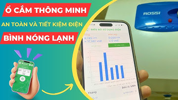 Ổ cắm thông minh wifi DEVZONE giúp tiết kiệm điện và bật tắt bình nóng lạnh từ xa bằng điện thoại