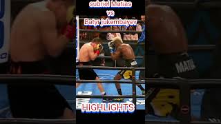 Subriel Matias vs Batyr Jukembayev, #boxing