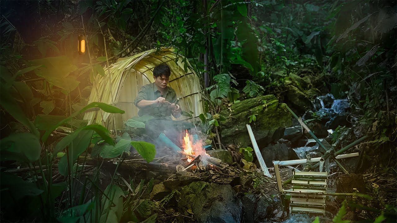 3 DAYS solo survival (NO FOOD, NO WATER, NO SHELTER) Catch and Cook ...