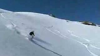 : Skier escapes from avalanche in Verbier - Lawine in Verbier