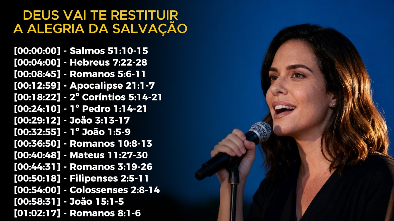 Deus Vai Te Restituir a Alegria da Salvação | Hinos de Adoração | Louvor Gospel | Estilo Bruna Karla