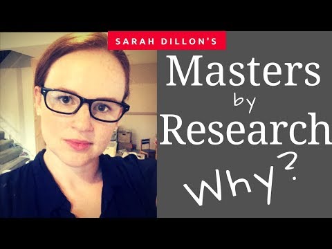 Why do a Masters degree by research (MRes)?
