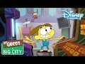 Les green  big city  lange de cricket  disney channel be