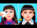 Wednesday Addams Doll DIY || Gorgeous Doll Transformation