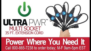 UltraPWR Multi Socket Extension Cord