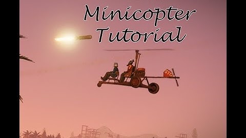 RUST how to loot launch site with a minicopter