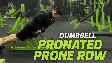 Chest-Supported Dumbbell Row (Pronated Grip)