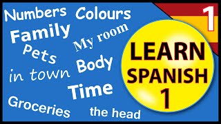 Learn Spanish for beginners:  Lesson 1 by Spanish games 705,078 views 8 years ago 16 minutes