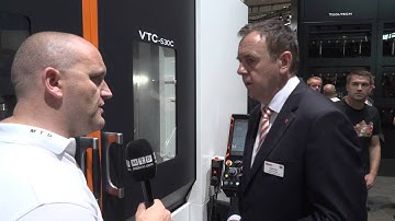 Mazak VTC 530C with SMOOTH control has PREMIER at AMB
