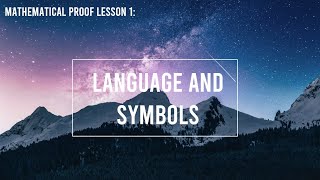 Language and Symbols of Proof | HSC Extension 2 Mathematics
