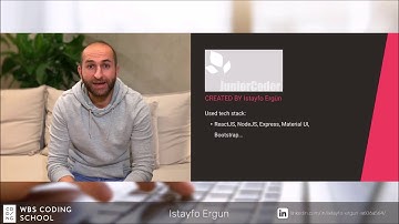 Istayfo Ergün: JuniorCoder – Final Project of Web & App Development Bootcamp