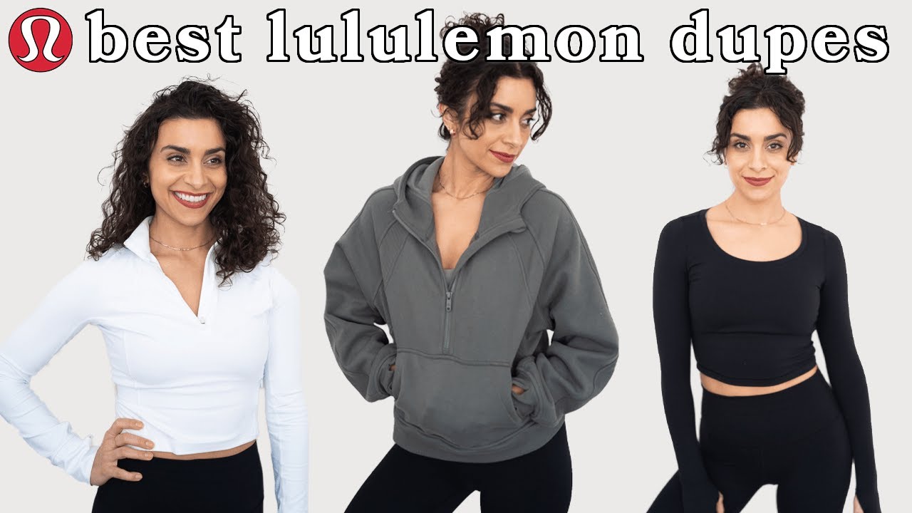 TRYING LULULEMON DUPES align tank, align leggings, define jacket, swiftly  tee (Shein glowmode haul) 