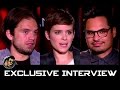 Sebastian Stan, Kate Mara & Michael Pena Interview - THE MARTIAN (JoBlo.com Exclusive)