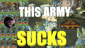 Warhammer 2 Terrible Lizard Army