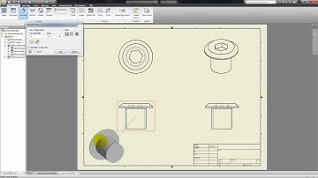Autodesk Inventor Tutorial 28: Modify Views in DWG