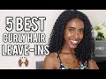 Top 5 BEST Curly Hair Leave-ins | Top Five Friday | Lydia Tefera