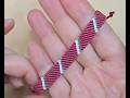 Macramé Maroon & White Bracelet DIY - TAMU