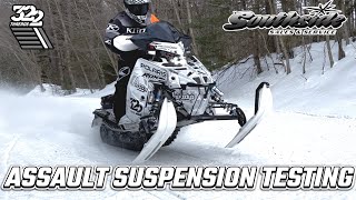 POLARIS ASSUALT SUSPENSION TESTING! WE GOT THESE UNCOUPLED SKID TO WORK SO GOOD IN THE BUMPS!