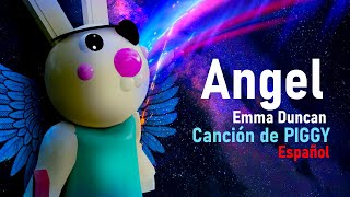PIGGY ROBLOX Canción Final Traducida ANGEL Lyrics | Piggy Capitulo 12