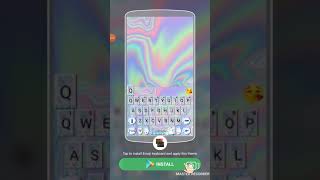 Applying Keyboard theme|Lovely diamond key board theme| screenshot 5