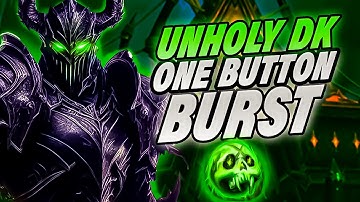 INSANE One Button BURST Macro for Unholy Death Knight | One Macro a Day