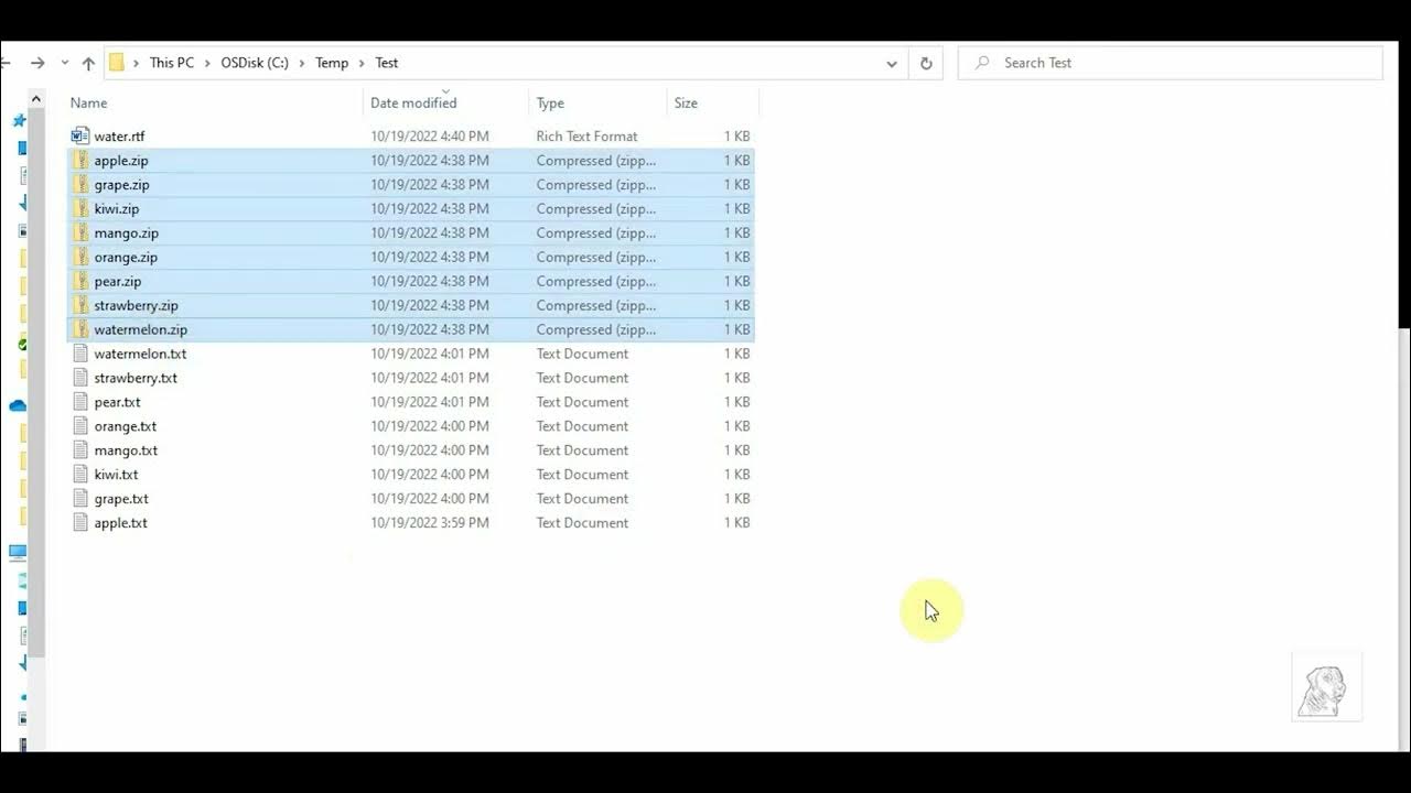 How to zip large number of files in a folder into individual zip files